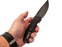 Складной нож Petrified BELUGA BW, сталь K110, рукоять G10 черный