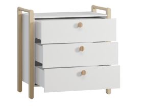 Комод Руффи 88x90 Белый