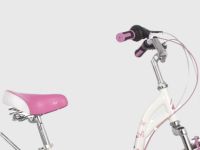 Детский велосипед Novatrack Butterfly 20 6.V, год 2022, цвет Белый-Фиолетовый