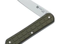 Складной нож Fox Vulpis Grenade Pattern, сталь N690Co, рукоять алюминий, зеленый