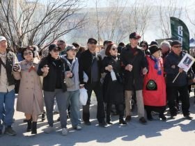 На площади Победы в Якутске станцевали «Осуохай Победы»