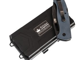 Складной нож Ute 440C BW, серая G10, Kizlyar Supreme