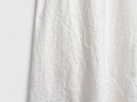 Атласная юбка из жатой ткани, Бежевый