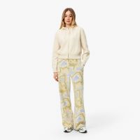 Женские хлопковые спортивные брюки Lacoste оверсайз