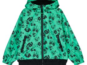 Куртка текстильная с полиуретановым покрытием для девочек (ветровка)