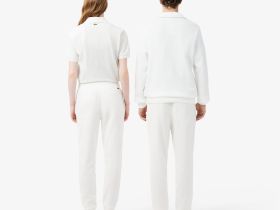 Хлопковые спортивные брюки Lacoste унисекс