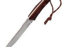 Нож Pocket Wolf Раптор, сталь AUS10Co, рукоять G10, черно-красный