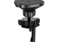 Автомобильный держатель Benks CZ02 Pro Wireless Car Charger 15W с Magsafe в воздуховод (Grey)