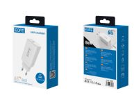 Сетевое зарядное устройство Eofe (E601) GaN Charger 65W USB/Type-C (белый)
