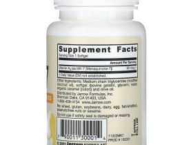 Jarrow Formulas, MK-7, 90 мкг, 60 капсул