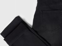 Утеплённые прямые джинсы, Серый