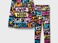 Термокомплект трикот. для девочек: фуфайка (футболка) с длин. рук, брюки для эпизод. использования