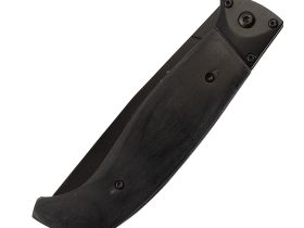 Складной нож Финка Ладога, сталь 65Х13, черный клинок