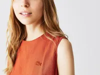 Женское платье Lacoste без рукавов с круглым вырезом