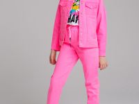 Брюки текстильные для девочек