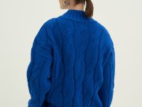 Джемпер свободного силуэта с шерстью