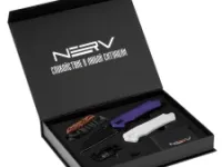 Складной нож NERV Невдупленыш, сталь VG-10, рукоять G10, фиолетовый, со сменными накладками