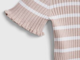 Джемпер с коротким рукавом для девочек, Бежевый