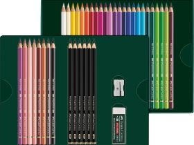 Набор художественных изделий Faber Castell "Polychromos & Pitt Graphite Matt ", 40 предметов