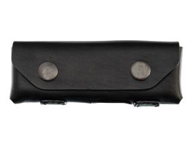 Горизонтальный чехол для складного ножа на пояс, 130 мм, 2 кнопки