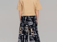 Брюки трикотажные для девочек (кюлоты)