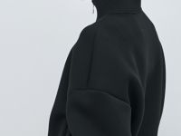 Бомбер из трикотажа, Черный