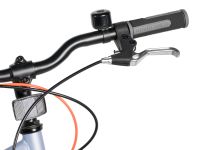 Детский велосипед Novatrack Shark 20, год 2026, цвет Серый-Голубой