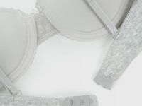 Бюстгальтер с эффектом пуш-ап, Серый