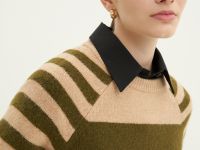 Джемпер прямого силуэта с шерстью