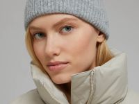 Трикотажная шапка-бини