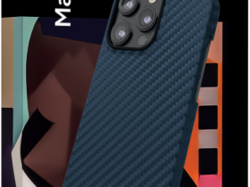 Клип-кейс VLP Kevlar Case с MagSafe для Apple iPhone 15 Pro тёмно-синий