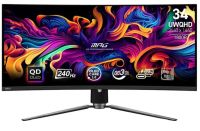 Монитор 34" MSI MPG 341CQPX 9S6-3DD04T-036 3440X1440 LED 21:9, 250cd, 0.03мс, 178ГР/178ГР, HDMI, DP, USB, 240HZ, HAS, pivot, black