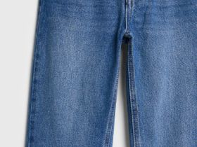 Джинсы Mom для девочек, Синий