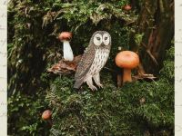 Деревянная брошка Дворникова А. "Сова"