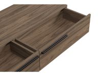 ТВ-тумба подвесная Кимбол 160x20 Орех Карини