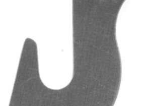 Держатель заднего переключателя "петух" Meta №43 фрезерованный (серебристый)