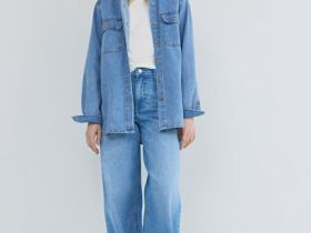 Джинсовая рубашка, Голубой