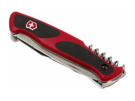 Нож перочинный Victorinox RangerGrip 174 Handyman, сталь X55CrMo14, рукоять термоэластопласт, красно-чёрный