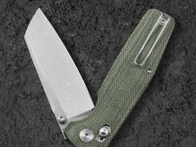 Складной нож Bestech Knives Slasher, сталь D2, рукоять микарта, зеленый