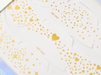 Переводные золотистые татуировки Глория Джинс