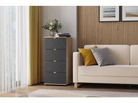 Комод Монблан 47x99 Косы Графитовый
