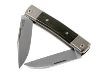 Складной нож LionSteel BestMan Two blades, сталь M390, рукоять Ebony