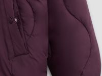 Полупальто утепленное с воротником-стойкой