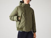 Мужская короткая парка Lacoste с мехом