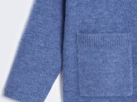 Кардиган свободного силуэта с отложным воротником