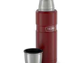 Термос из нерж. стали тм SK2000 Rustic Red