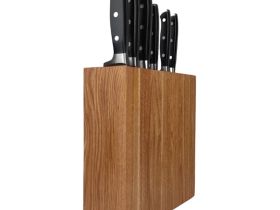 Подставка для ножей универсальная Woodinhome KS021UON, дуб