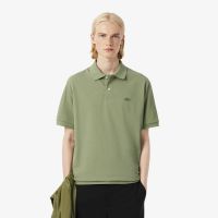 Мужская рубашка-поло Lacoste свободного кроя из плотного хлопка