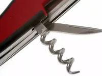 Складной нож спасателя Victorinox Dual Pro One Hand, сталь X55CrMo14, рукоять нейлон, красный