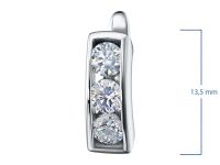 Серьги из белого золота э4712сг02135400